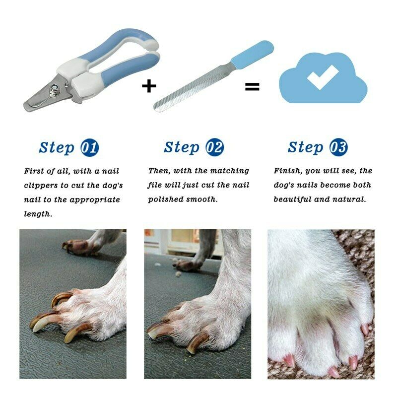 Pet Safety Claw Nail Scissors Cutter Dogs & Cats Nail Clippers and Trimmer