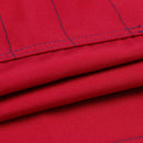 Canvas Cafe Shop Restaurant Work Apron Kitchen Cotton Cooking Aprons (Red A