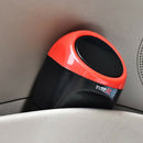 Euro typer Car travel mini red black environmental debris bin