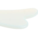 1X Guasha Board Opalite Stone Scraper Massage Tool Heart Shaped Massage Pres Bj