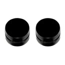 2pcs Titanium Steel Mens Women Round Magnetic Clip on Stud Earrings 10mm A