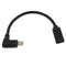 0.2m / 7.87inch 90 Degree USB 3.1 Type C Male to Female Charge and Data Sync
