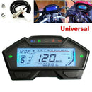 Motorcycle 13000RPM Speedometer Odometer Tachometer Fuel Level Display Moto