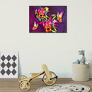 5D DIY Full Drill Diamond Painting Color Flowers Cross Stitch Embroidery