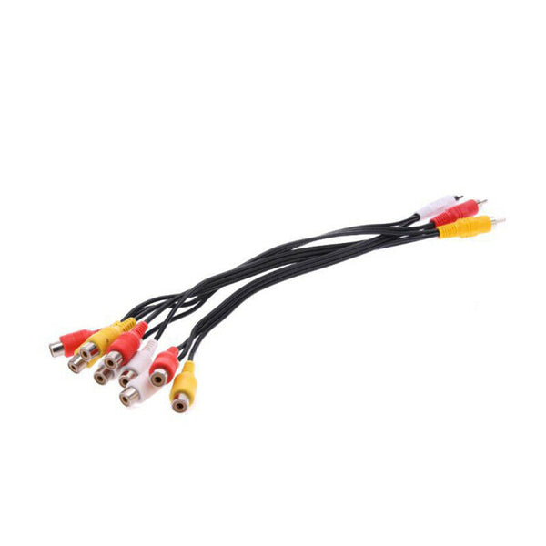0.3 m RCA Durable Audio Video AV Cable Copper 3RCA L+R+V Usefulness VLQ