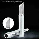 12pcs Soldering Iron Tips 900M-T for Hakko 936/937/928 Soldering Station To M6V4