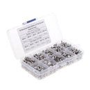 720pcs M3 4/6/8/10/12 Alloy Steel Flat Head Hex Socket Screws with Box