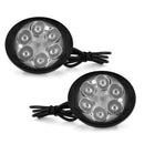 2PCS  Motorcycle Spot Fog Light Headlight Waterproof 6 LED Front Head Lamp COE