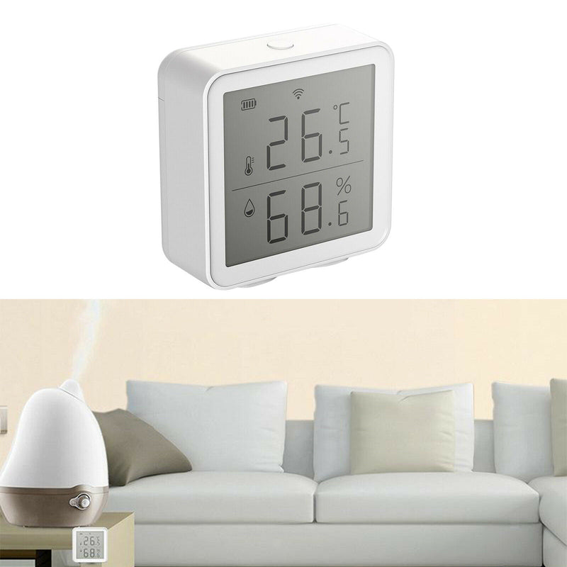 Home Room Temperature Humidity Monitor Wifi Smart Thermometer Digital Lcd