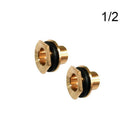 2pcs 1/2" Soild Brass Water Tank Connector Bulkhead Tank Garden Fitting tyh