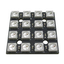 WS2812B 16-Bit 4*4 Full Color 5050 RGB LED Lamp Panel RGB Light For Arduino W9Y1