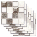 6pcs Waterproof Tiles Mosaic Wall Stickers Kitchen Adhesive Decor (MSC033) A
