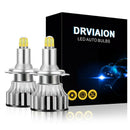 2x 24 Chips H7 LED Lamp Car Headlight Bulbs LED 360 Degree 6500K 18000LM FT