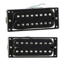 Pack of 2 Copper 8 String Humbucker Pickup Black for Electric Guitar