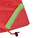 5 PCS Cute Reusable Strawberry Storage Bag Handbags Foldable Shopping Bags To-OZ