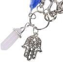 Dream Catcher Boho Style Tassel Feathers Palm Pendant Keyring Keychain