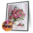 5D DIY Full Round Drill Diamond Painting Flowers Art Embroidery Kits (B906)