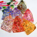 18*13CM 10x Jewelry Pouch Gift Bags Wedding Favors Organza Pouches Decorat BX