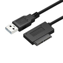 USB 2.0 to Mini Sata II 7+6 13Pin Adapter Converter Cable for Laptop CD/DVD Q6R9