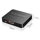 HW-HD102M HDMI Mini Splitter 1 Input 2 Output 4K x 2K Dual HDMI Adapter