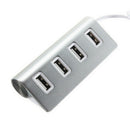LED High Speed 4 Ports USB 2.0 Multi HUB Splitter Adapter For PC Laptop
