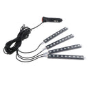 Blue 9 LED LED Rope 4 Strip Light Night Lighting Outdoor Indoor Background Light