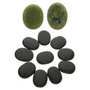 12pcs/ lot Hot Spa Rock Basalt Therapy Massage Lava Natural Jade Stones