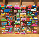 Cartoon Bubble Stickers Transport Cars Kids Bubble Stickers Christmas Gift M&O