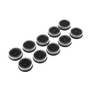 10 Pieces Plastic Nail Art Tips Powder Beads Storage Containers,Small Round