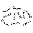 1/12th RC Buggy Bodyshell Clip Pins 150x Black for Vehicle Models Body Shell