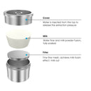 Stainless Steel Reusable Coffee Milk Frother Capsule Cup Filter for Illy