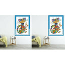 2pcs Cross Stitch kit HD Printed Colorful Cat 11CT 14CT Patterns Embroidery