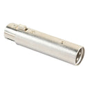 3 Pin XLR Male Plug To Female (Female) Audio Signal Converter Adapter
