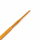 10Pcs Golden Double End Crochet Hook Bamboo Knitting Needle Set Home Weave