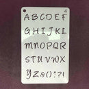 1Multi-use DIY Letter Embossing Greeting Card Stamping Template Stencil Set
