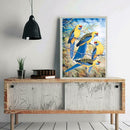 5D DIY Full Drill Diamond Painting Birds Singer Cross Stitch Embroidery Kit