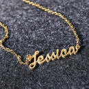 Women Name Pendant Chain Customized Handwrite Signature Necklace/Jessica