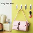 4pcs For Kitchen Wall Hooks Office Self  Clothes Hanging Door Home Decor