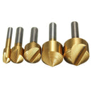5 tlg HSS Countersink Counterbore Countersinks Set Wood Metal 6-19mm 90 Deg H6G1