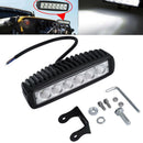 1x 6LED 18W Super Bright Car Spotlight DRL Daytime Running Driving Fog Light
