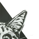triangle cat pattern patch ironing stickers heat transfer iron on patches.ES
