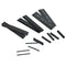 328x Black Weatherproof 2:1  Shrink Sleeving Tubing Tube Assortment Kit