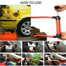 Car Tire Water Oil Fuel Change Transfer Gas Liquid Pipe Tool Air Pump Kit SiphFT