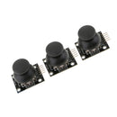 3Pcs XY Axis Joystick Module PCB Breakout Game Controller for PS2 Game Rocker