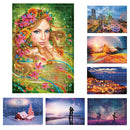 150 Paper Jigsaw Puzzles Flower Beauty Drawing for Unisex Patience Training