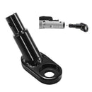 Steel Bike Trailer Coupler Attachment Angled Elbow Bicycle Trailer Hitch Mo J5D5