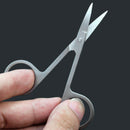 Fashion Stainless Steel Nose Hair Scissor Ear Facial Trimmer Cutter Beauty Tool