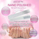Professional Nano Polished Glass Nail File Transparent Shiner Grinding Sand Y2D9