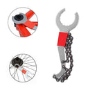 3 In 1 Bike Chain Whip Cassette Bracket Freewheel Wrench Repair Remover Tool