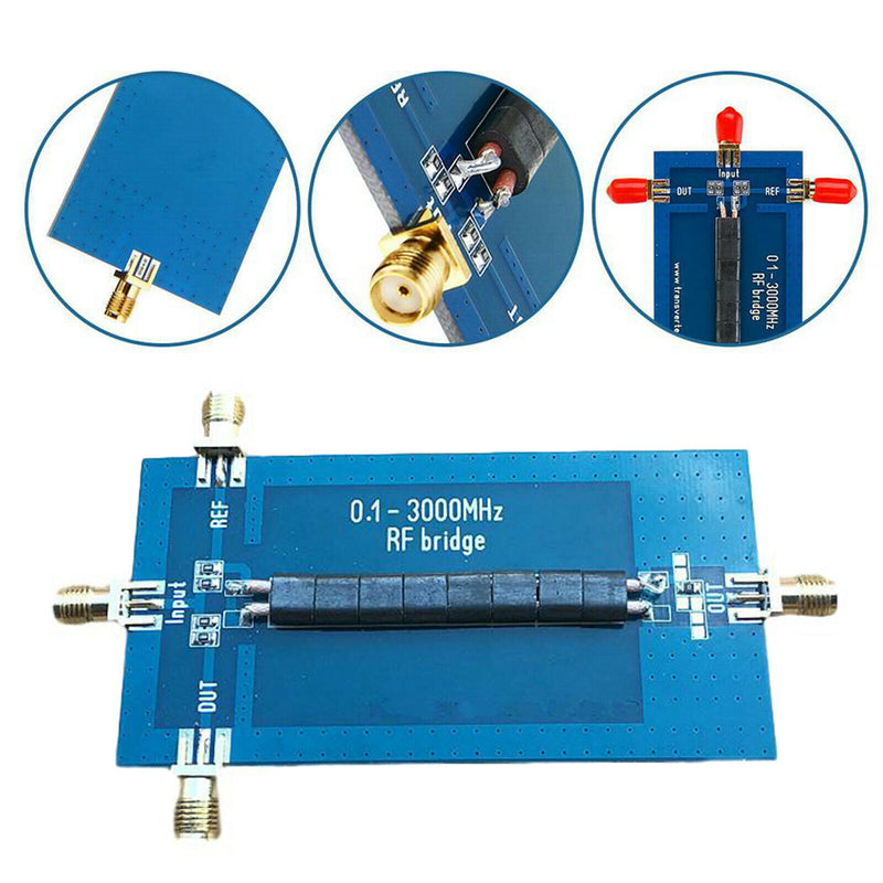 0.1-3000 MHz RF SWR Reflection Bridge Measurement for Inductance,Capacitance